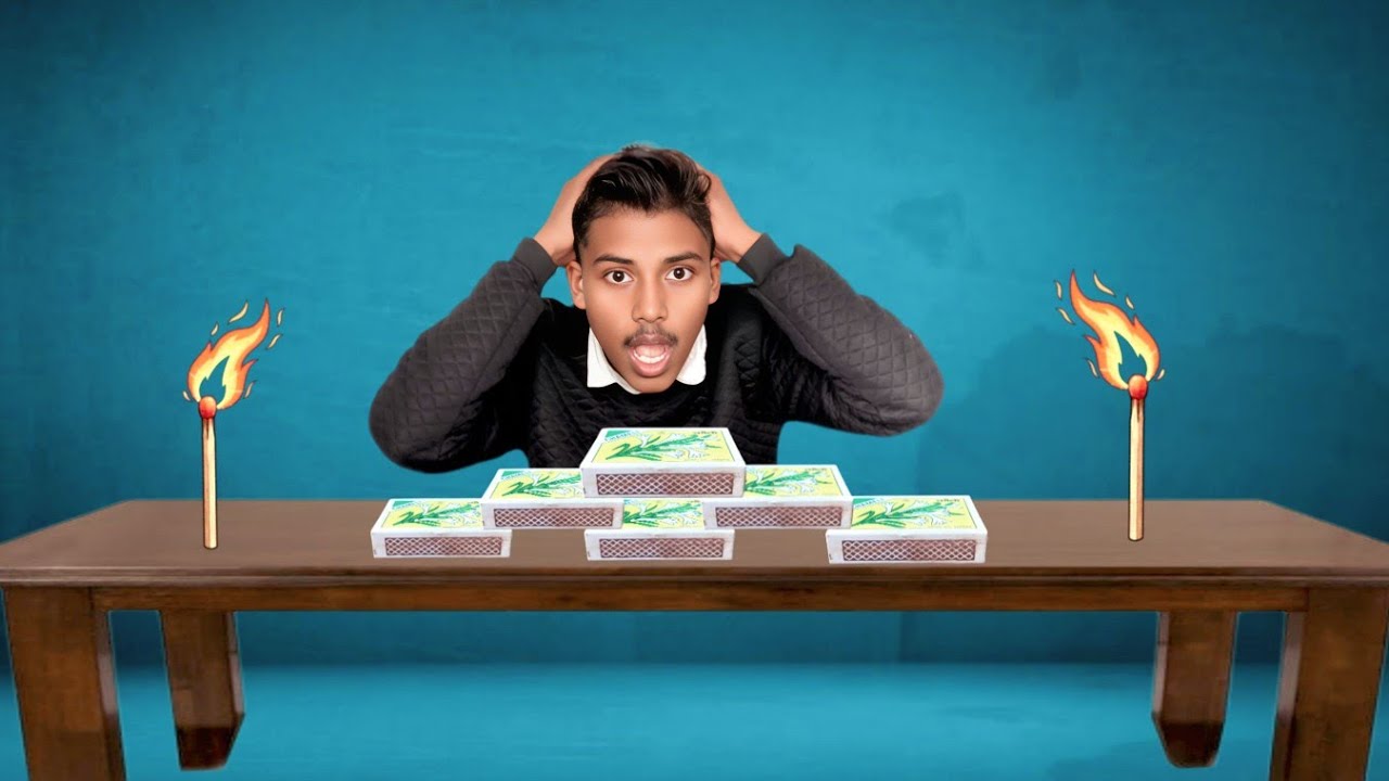 माचिस से सबसे लंबा टावर बनाएगा#challenge #challengingvideo #longvideo #machis 
