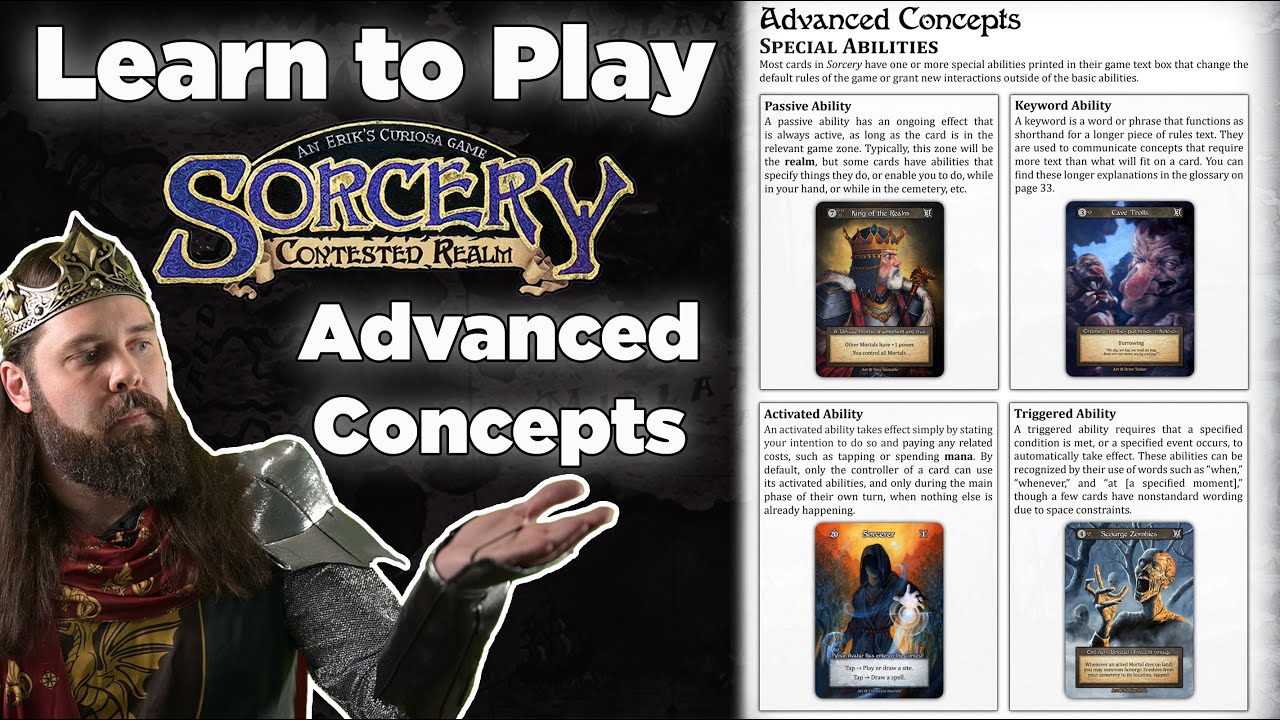 Learn to play Sorcery! 7: Advanced concepts and keywords