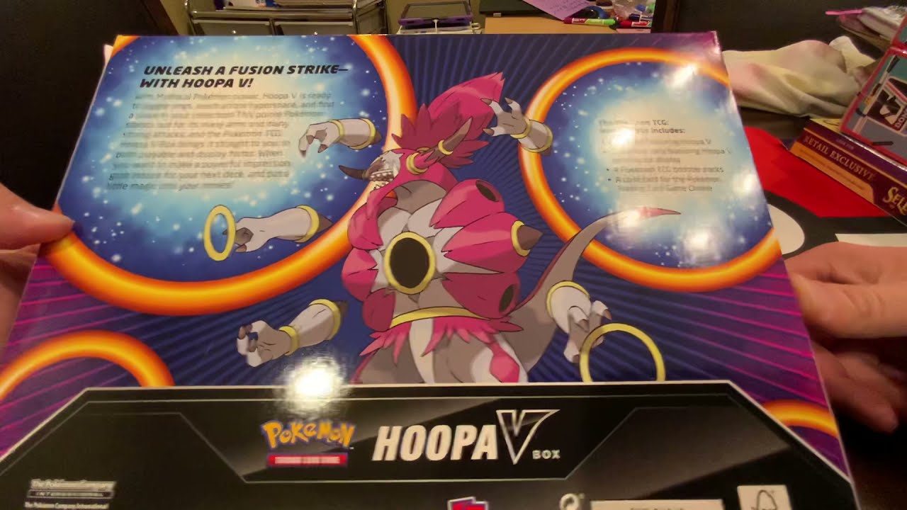 Pokemon Hoopa V Box Break (Fusion Strike). Early opening 1st on YouTube!