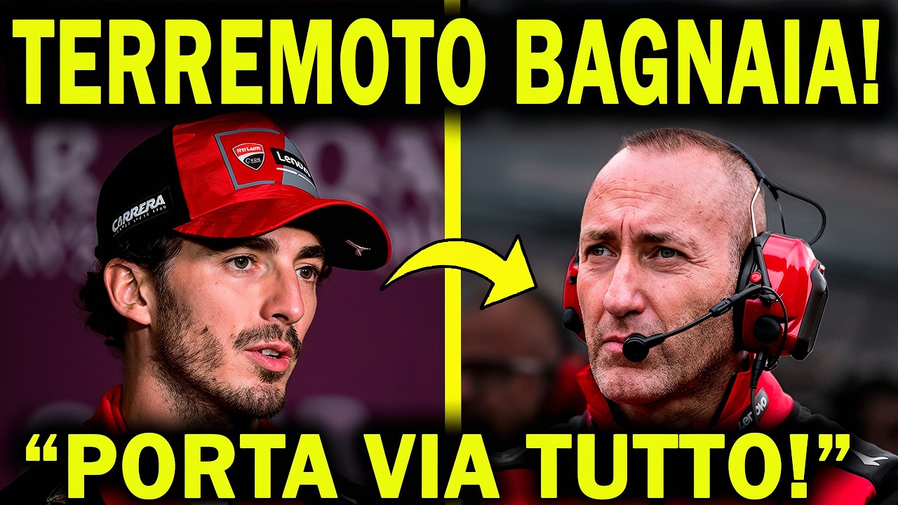 TERREMOTO BAGNAIA Bagnaia se ne va e porta via UOMINI e SEGRETI Marquez resta solo nel crollo totale