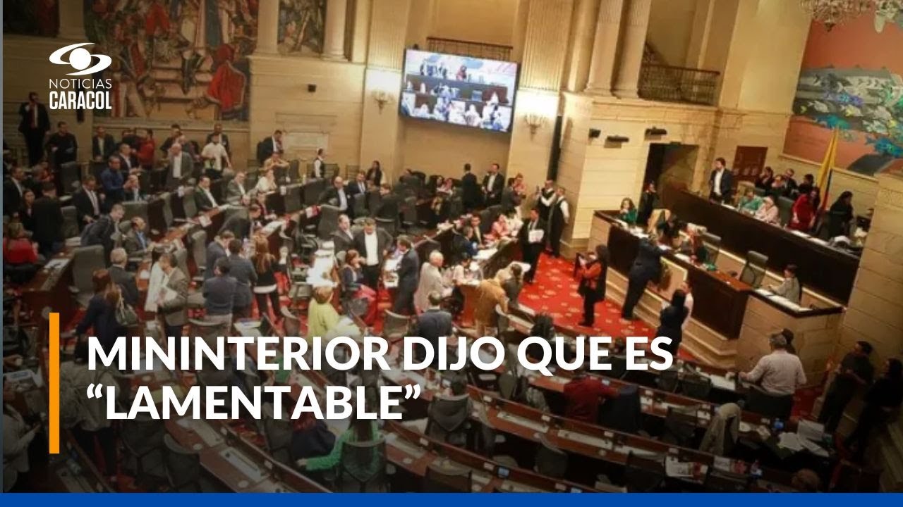 Reforma política propuesta por gobierno Petro se hundió en el Congreso