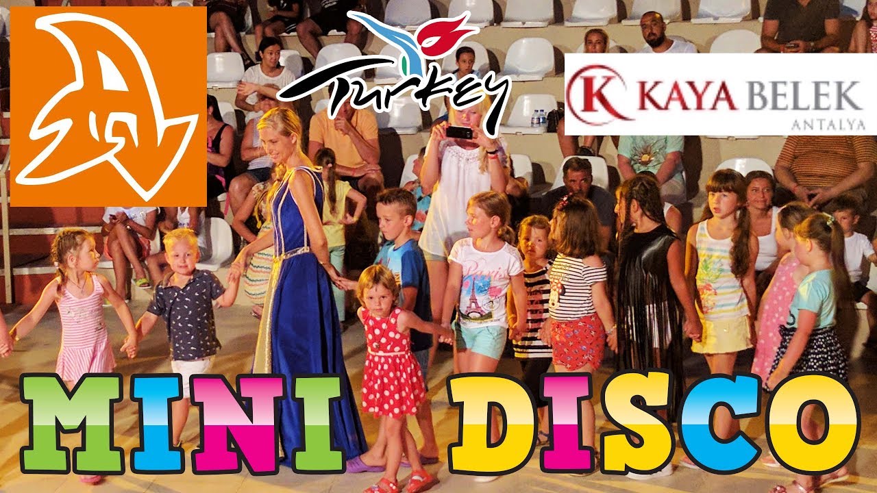 Kaya Belek 5* Детская дискотека в Турции. Мини диско. Disco for children. Mini disco.