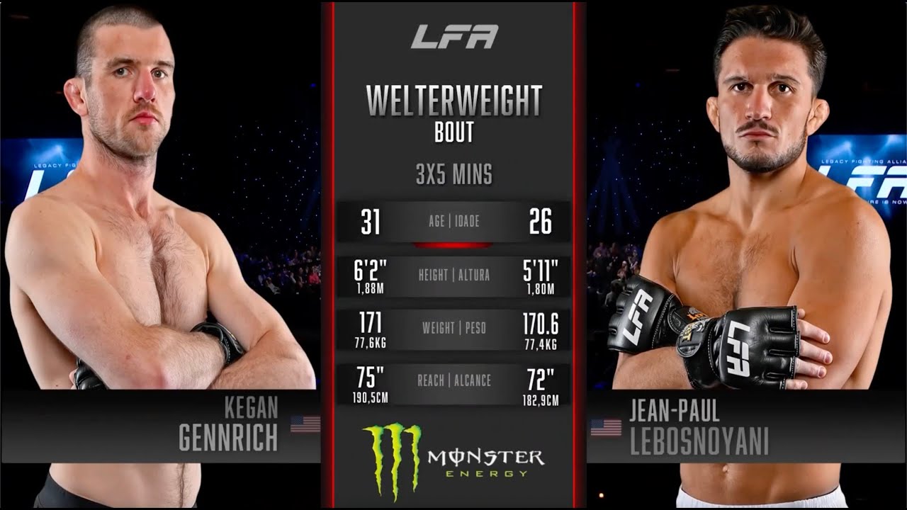#DWCS Pelea Gratis: Jean-Paul Lebosnoyani vs Gennrich