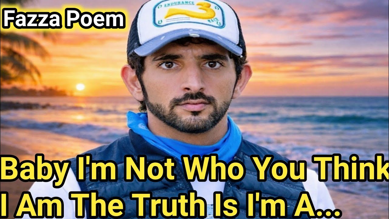 Baby I'm Not Who You Think I Am The Truth Is I'm A... Fazza Poem Sheikh Hamdan Fazza 