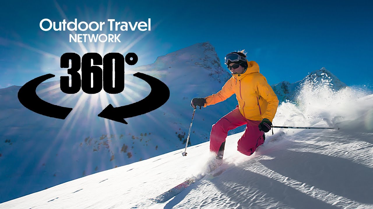 4K 360 VR | Utah Virtual Ski Trip