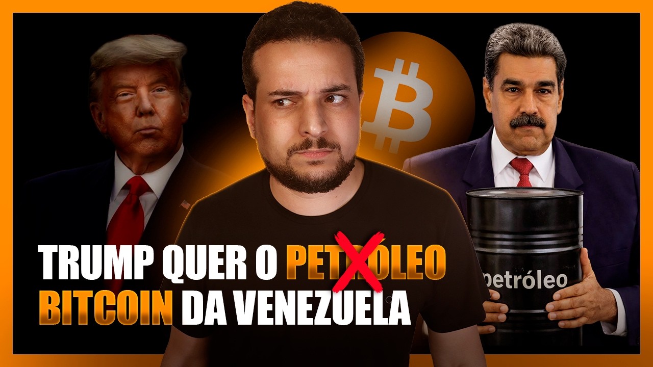 🚨 BITCOIN OU PETR&Oacute;LEO, QUAL O ALVO DE TRUMP NA VENEZUELA?