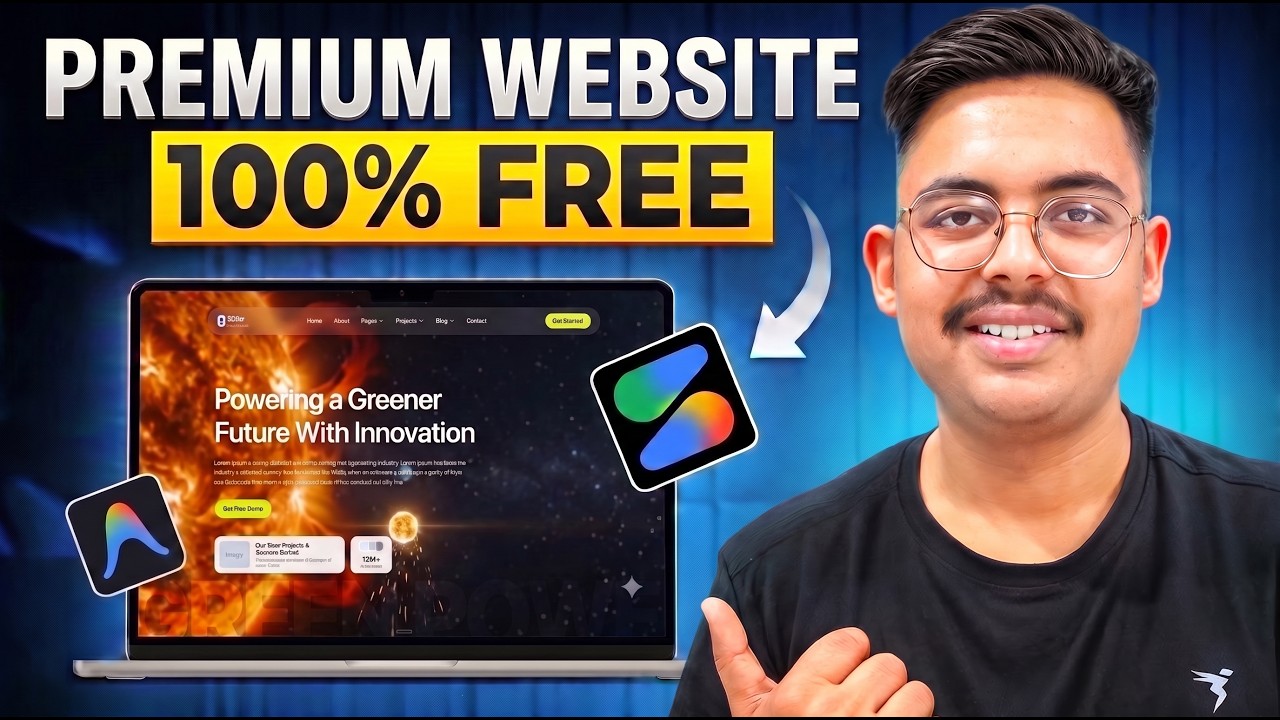 Build a Premium Animated Website for FREE with AI (0 Coding)