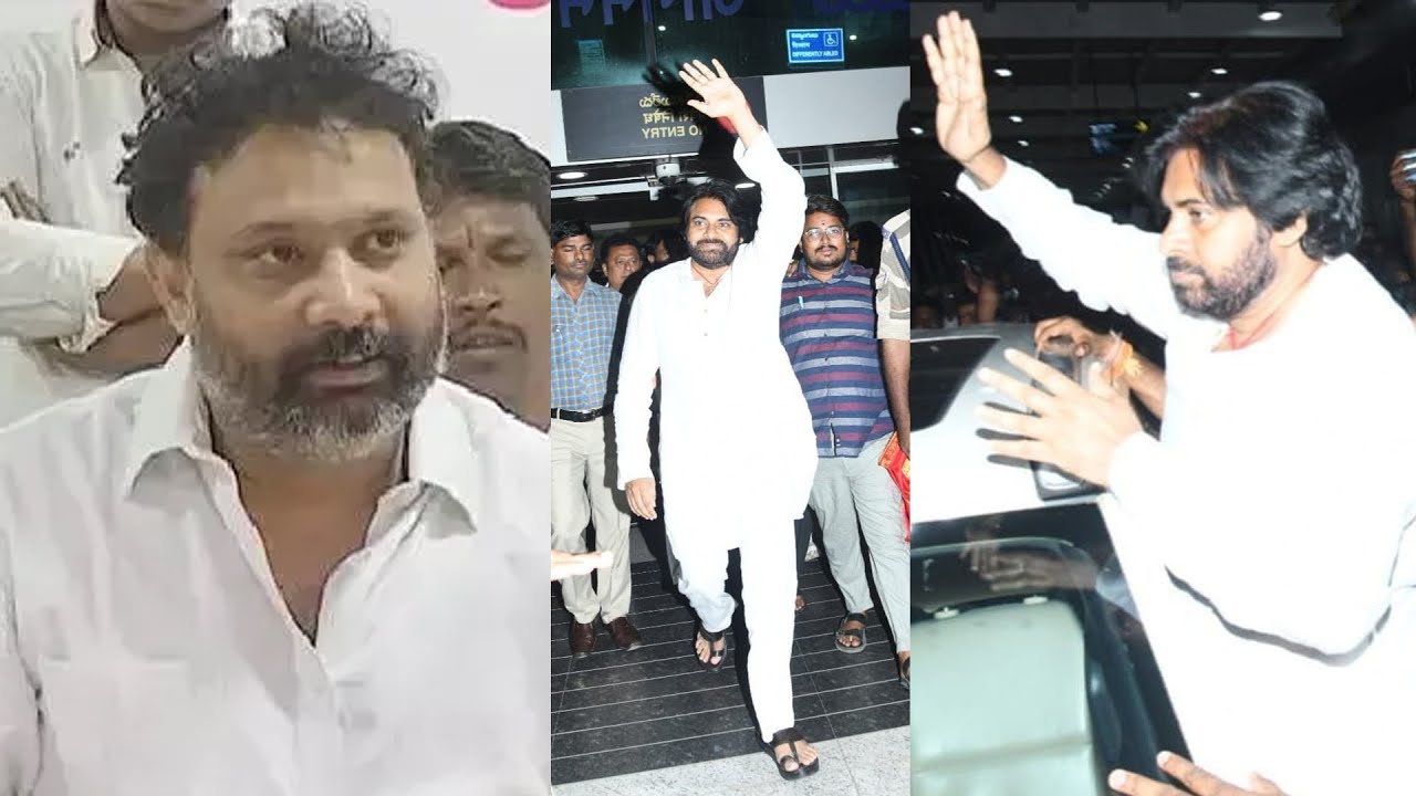 Pawan Kalyan Landed at Tirupathi To Meet TDP Leaders Support Janasena Party for Next Month Elections