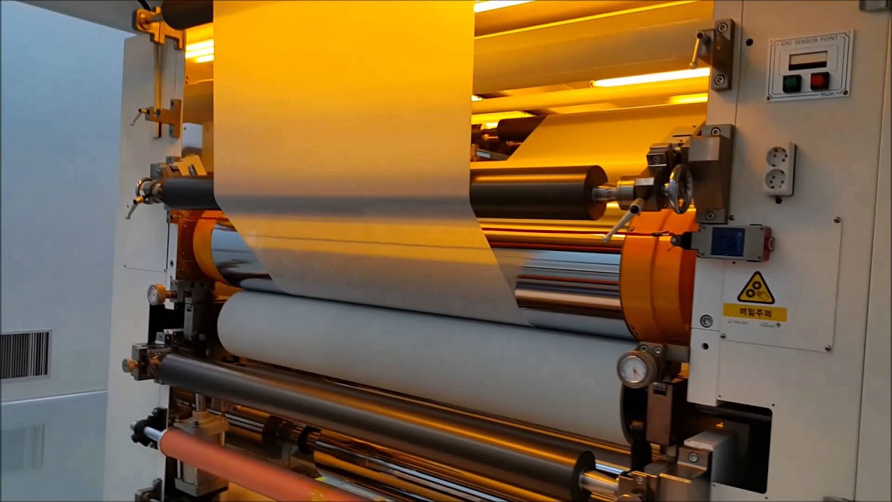 micro-gravure coating process