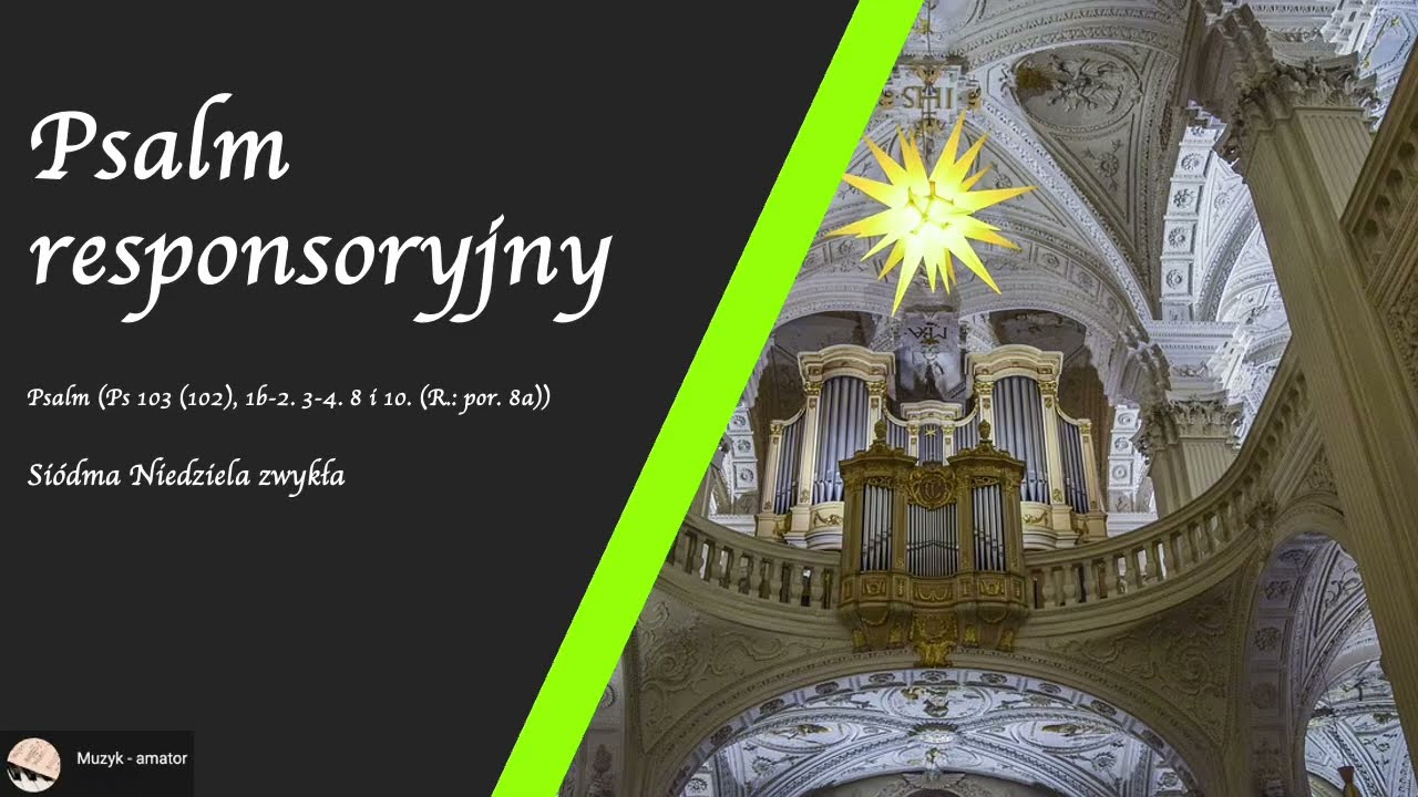 Psalm responsoryjny niedziela 23.02.2025