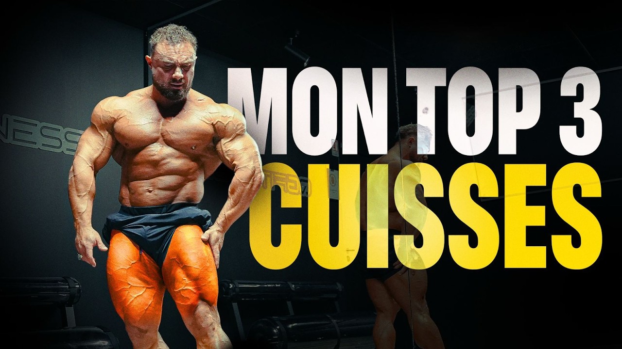 CUISSES : Les 3 MEILLEURS EXERCICES (par un bodybuilder pro)