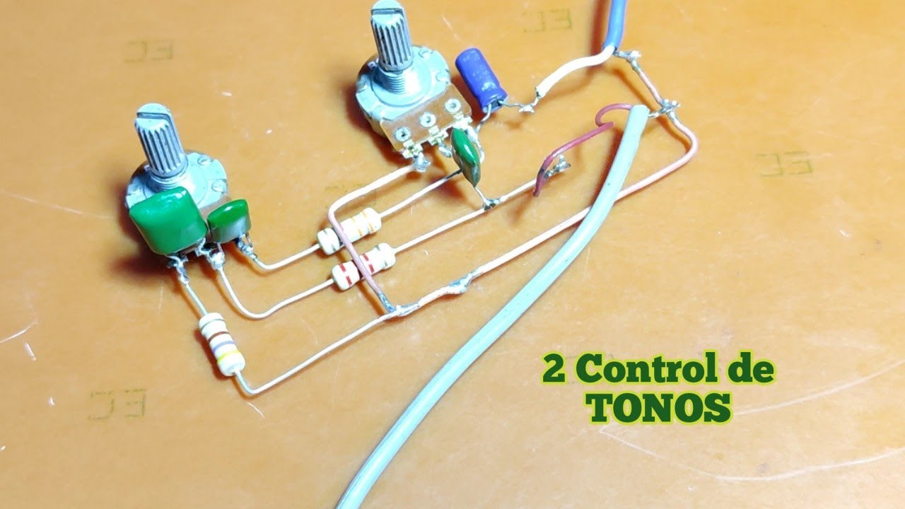 Cómo Hacer Preamplificador o Control De TONOS Pasivo