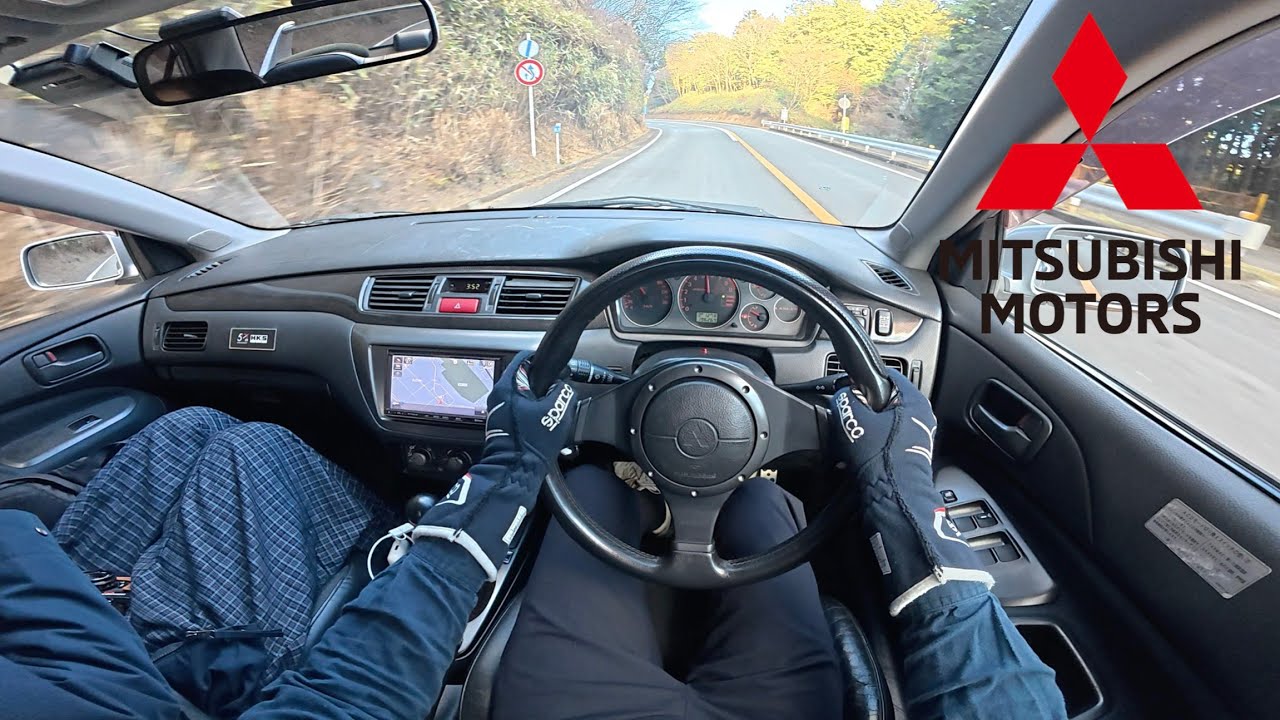 Mitsubishi Lancer Evolution IX MR GSR POV Drive｜首都高, 箱根峠
