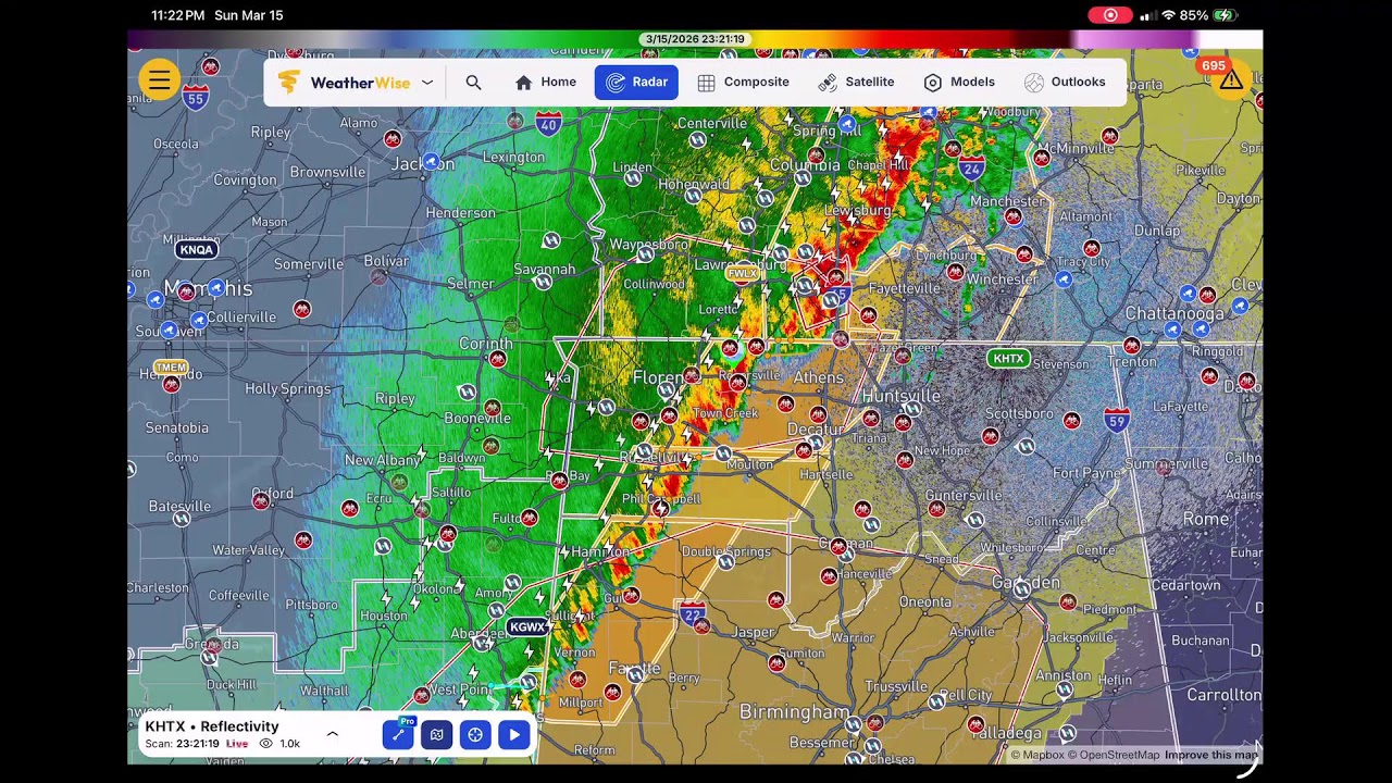 Storms Ramping Up In Middle Tennessee!