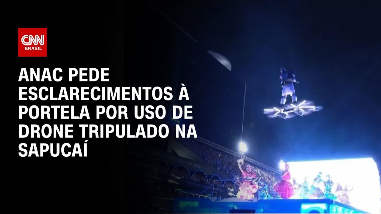 Anac pede esclarecimentos &agrave; Portela por drone tripulado durante desfile | LIVE CNN