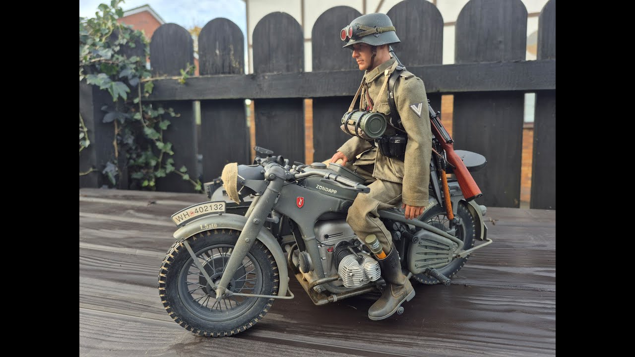 Zundapp Ks 750  11th Panzer Division  Voronezh Summer 1942 1/6 Scale Dragon DiD model