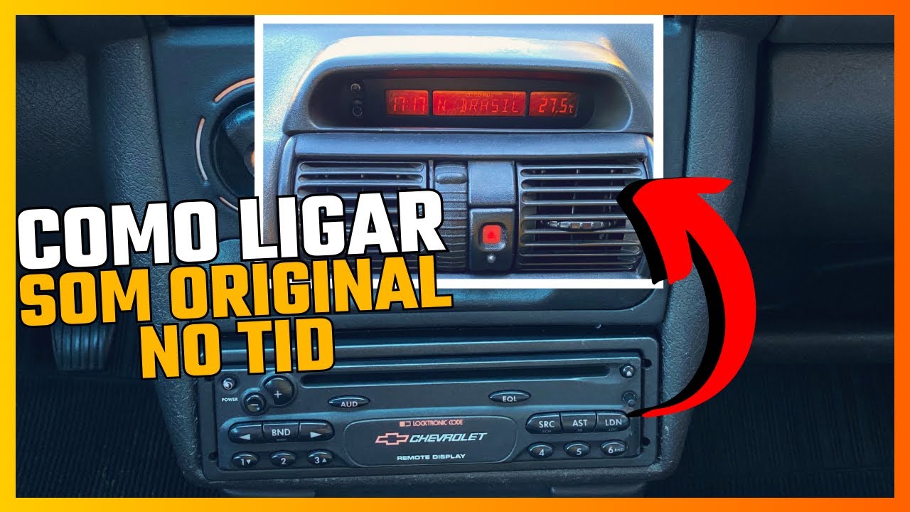 COMO LIGAR O SOM ORIGINAL DO CORSA NO TID PASSO A PASSO COM DIAGRAMA
