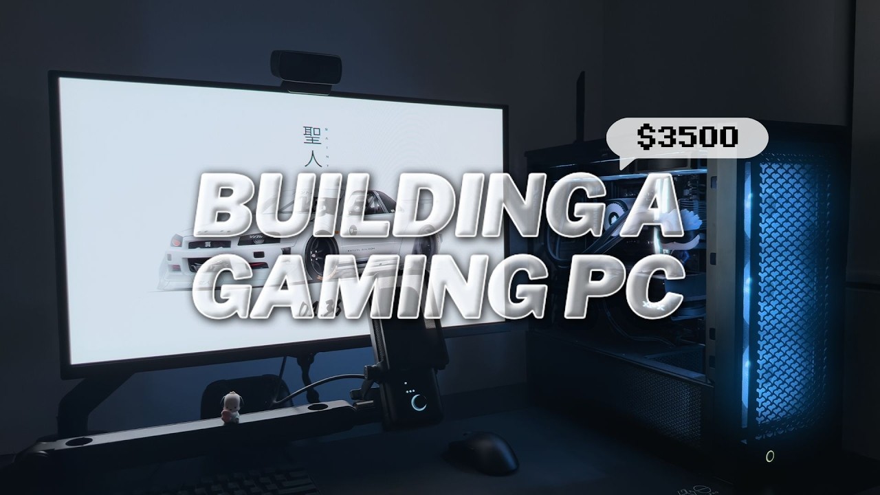 Building My Dream Gaming PC | Black Build Aesthetic | 9800X3D | 9070 XT🔥