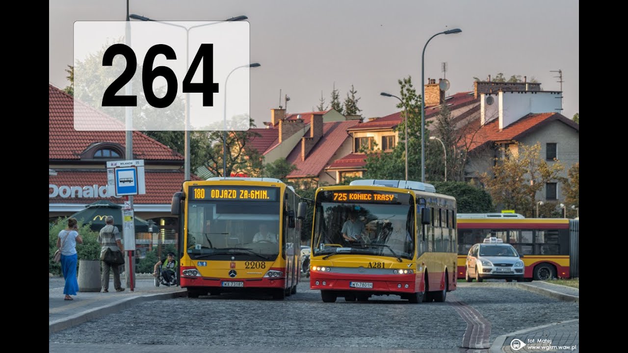 [264] Autobusem po Warszawie: Wilanów - Kępa Okrzewska-Cmentarz