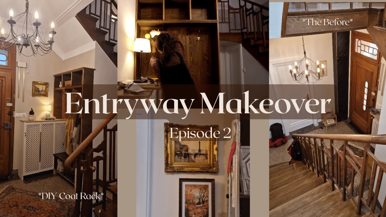 Building A Custom Hall Tree | *Entryway Makeover EP 2*