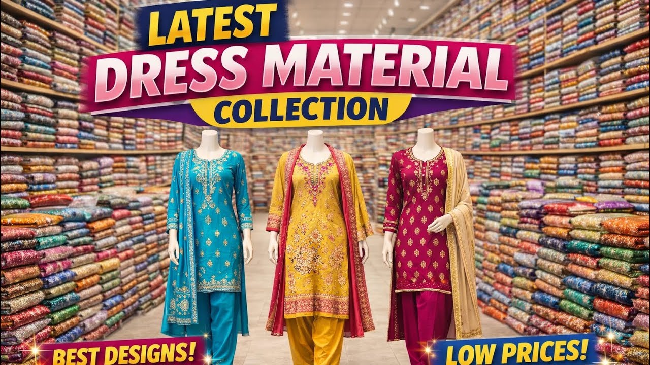 Mumbai Famouse Designer Suits Wholesale Market | mumbai ladies Dress Market 