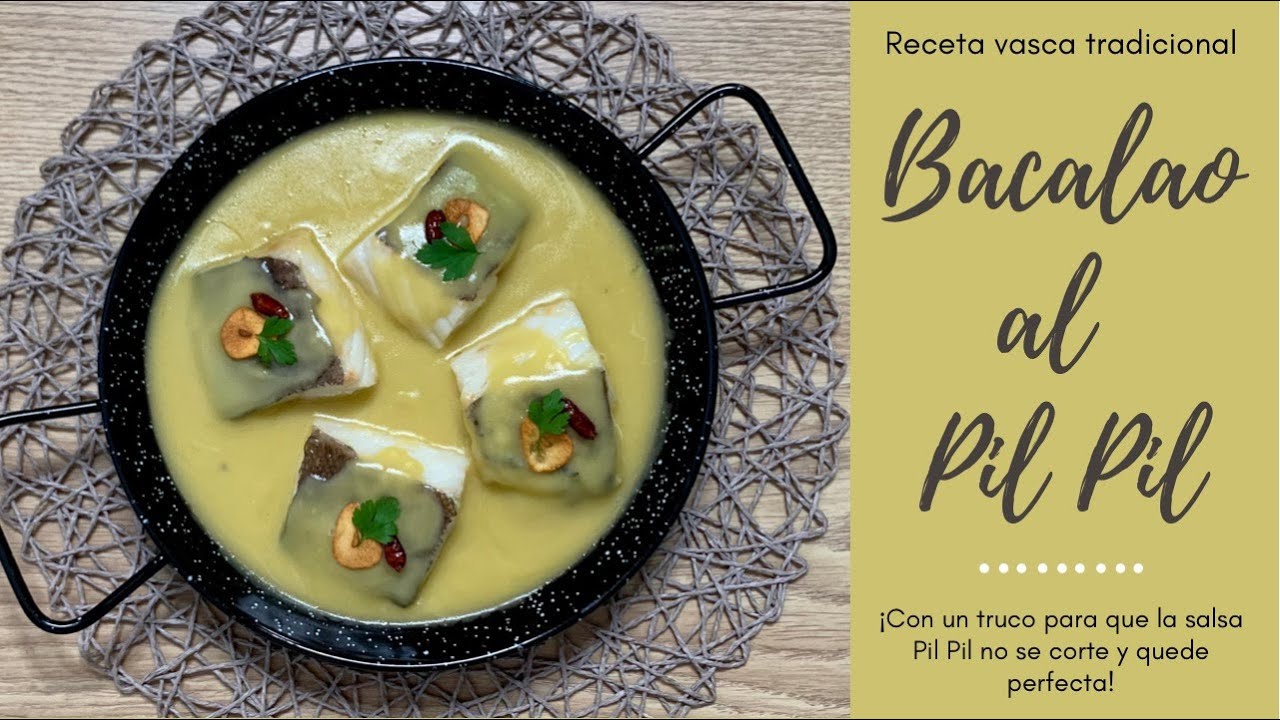 Cómo Hacer BACALAO AL PIL PIL🐟 ¡Con un TRUCO INFALIBLE para que quede PERFECTO!👌