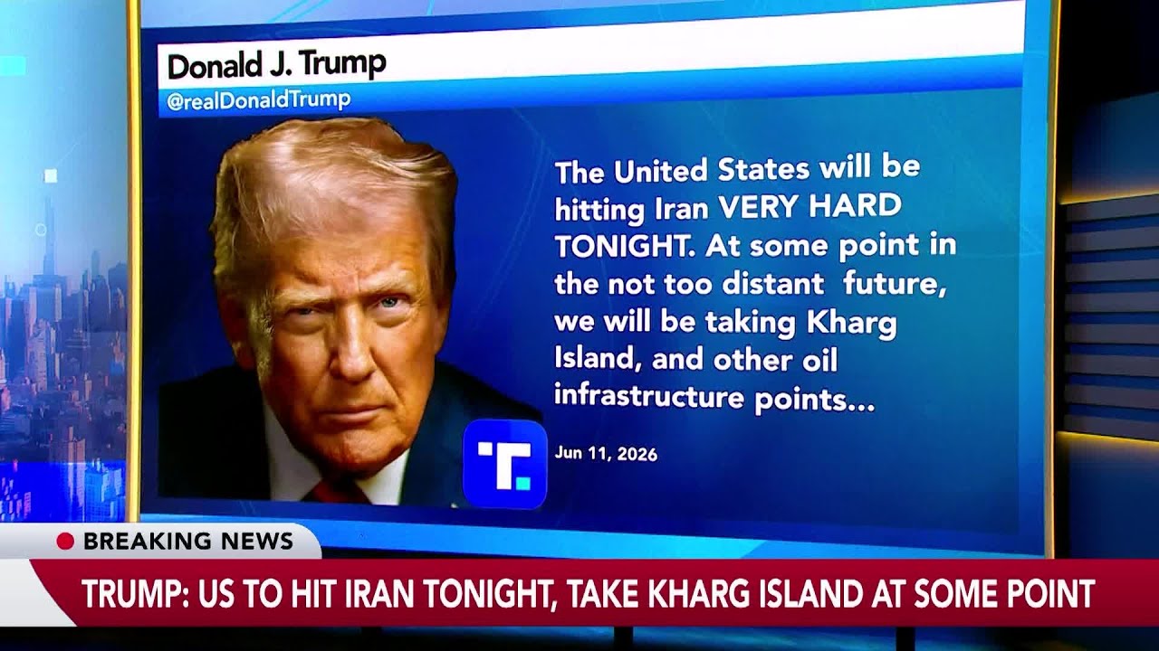 Trump Says US Will Hit Iran 'Very Hard' Tonight