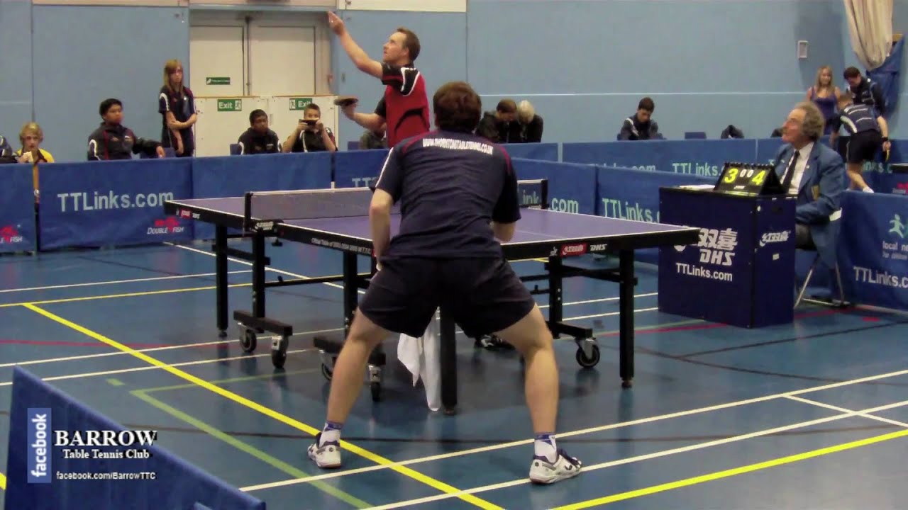 Paul Drinkhall vs. Ryan Jenkins  (British League Table Tennis 2010)