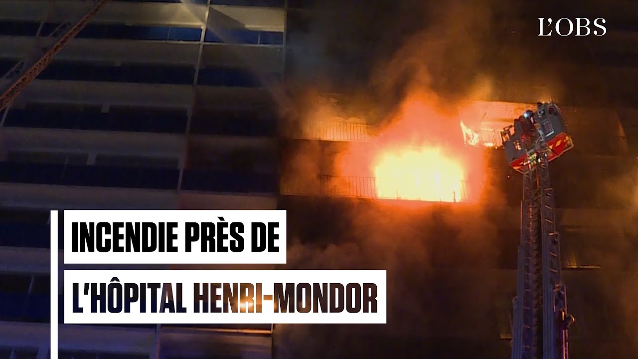 Un mort et des blessés dans l'incendie d'un immeuble jouxtant l'hôpital Henri-Mondor de Créteil