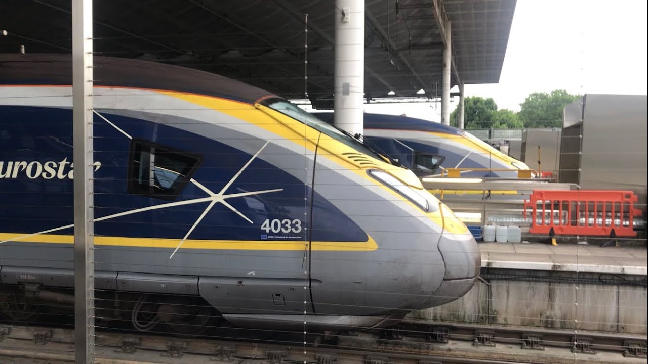 Eurostar E320 Class 374 departing St Pancras International for Paris-Nord