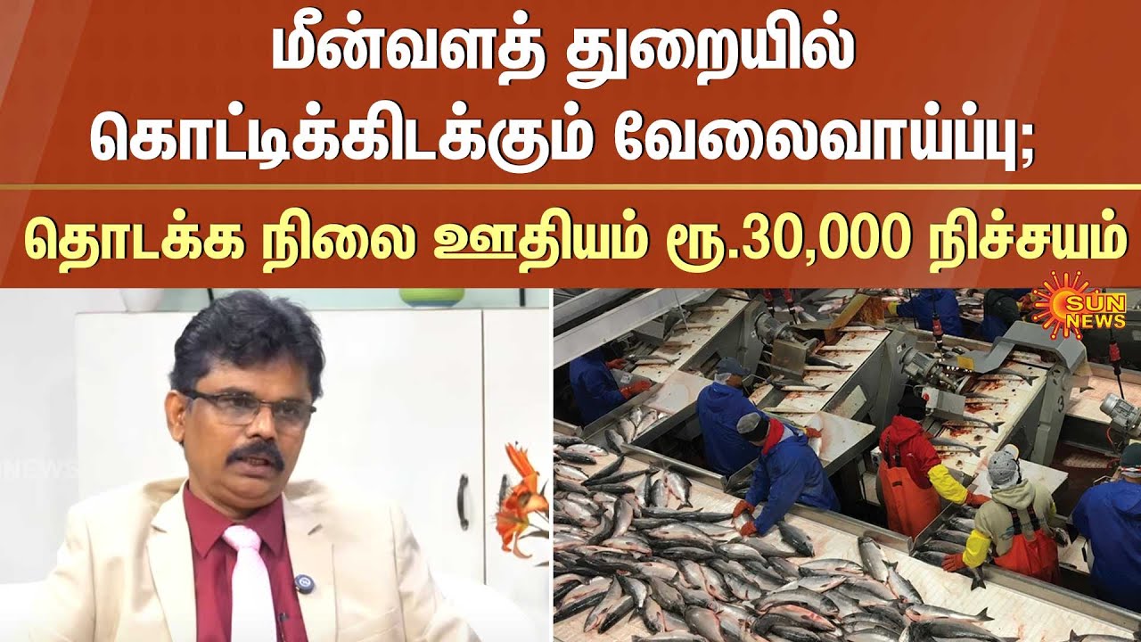 BFSC | Fisheries Sector | Job Opportunities | Tamil Nadu | Sun News