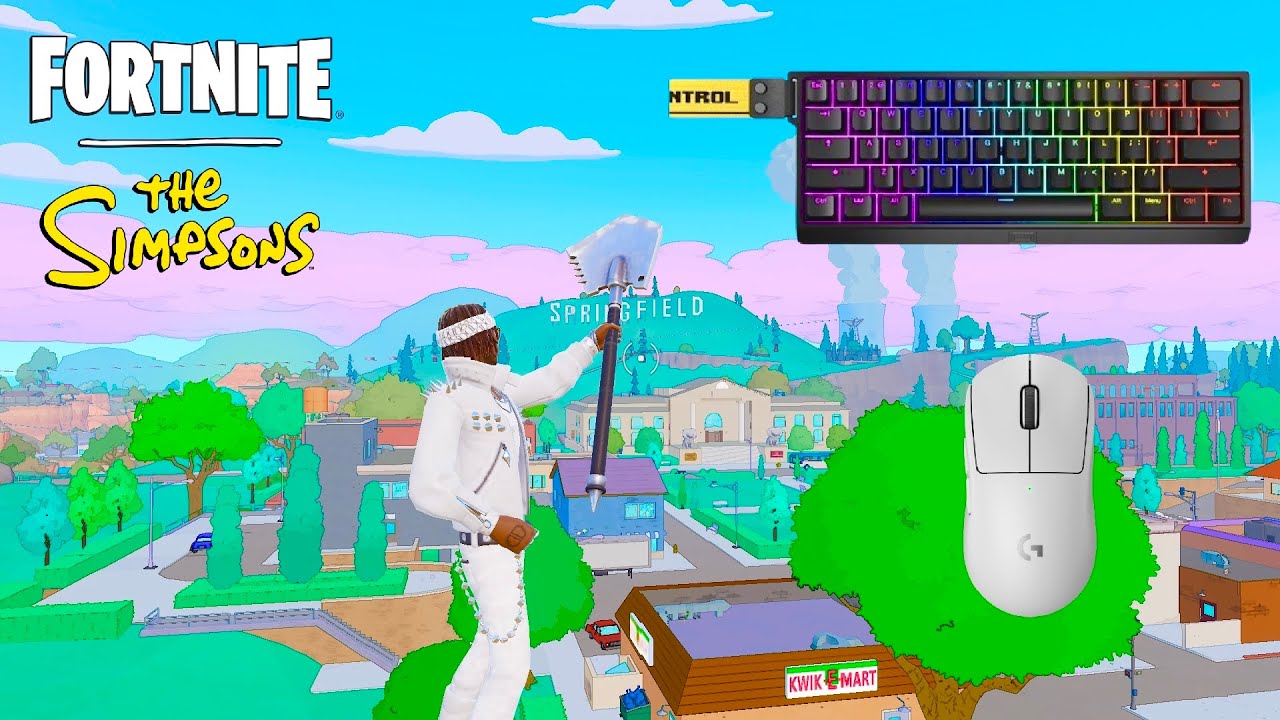 *NEW* SIMPSONS RELOAD 🏆Wooting 60HE ASMR😴Satisfying Keyboard Fortnite 900 FPS 4K