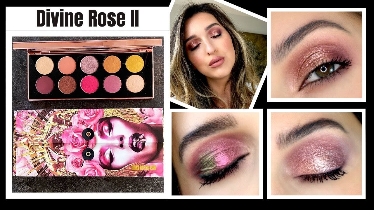 ✨NEW✨ Pat Mcgrath Labs Mothership VIII Divine Rose II | 3 Looks 1 Palette + Comparison Swatches