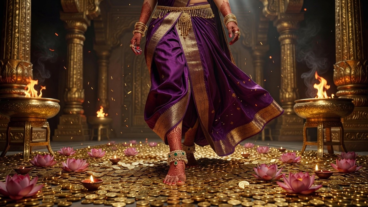 🪙 ACTIVACIÓN DE LAKSHMI DE ORO Y MIEL (888Hz) 🌼 Desbloquea Suerte, Riqueza y Abundancia RÁPIDO