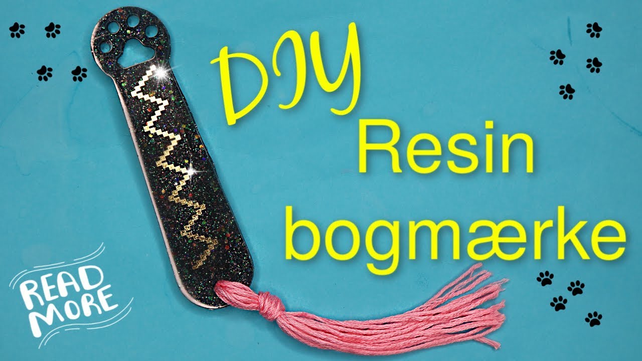DIY Resin bogmærke // OMG, så cute! 😻