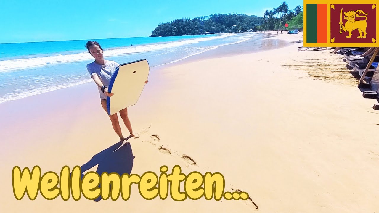 Wir leihen uns ein Bodyboard...