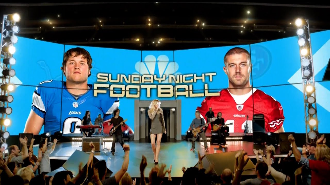 2012 NFL Week 2 - NBC Sunday Night Football - Lions vs. 49ers Intro