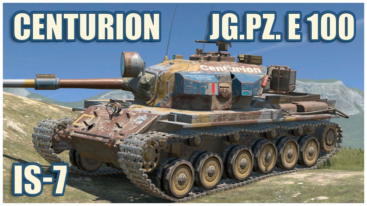 Centurion RAAC, ИС-7 & Jg.Pz. E 100 • WoT Blitz Gameplay