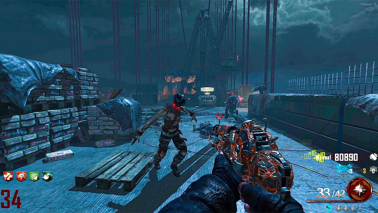 BLACK OPS 2 ZOMBIES: MOB OF THE DEAD GAMEPLAY (NO COMMENTARY)