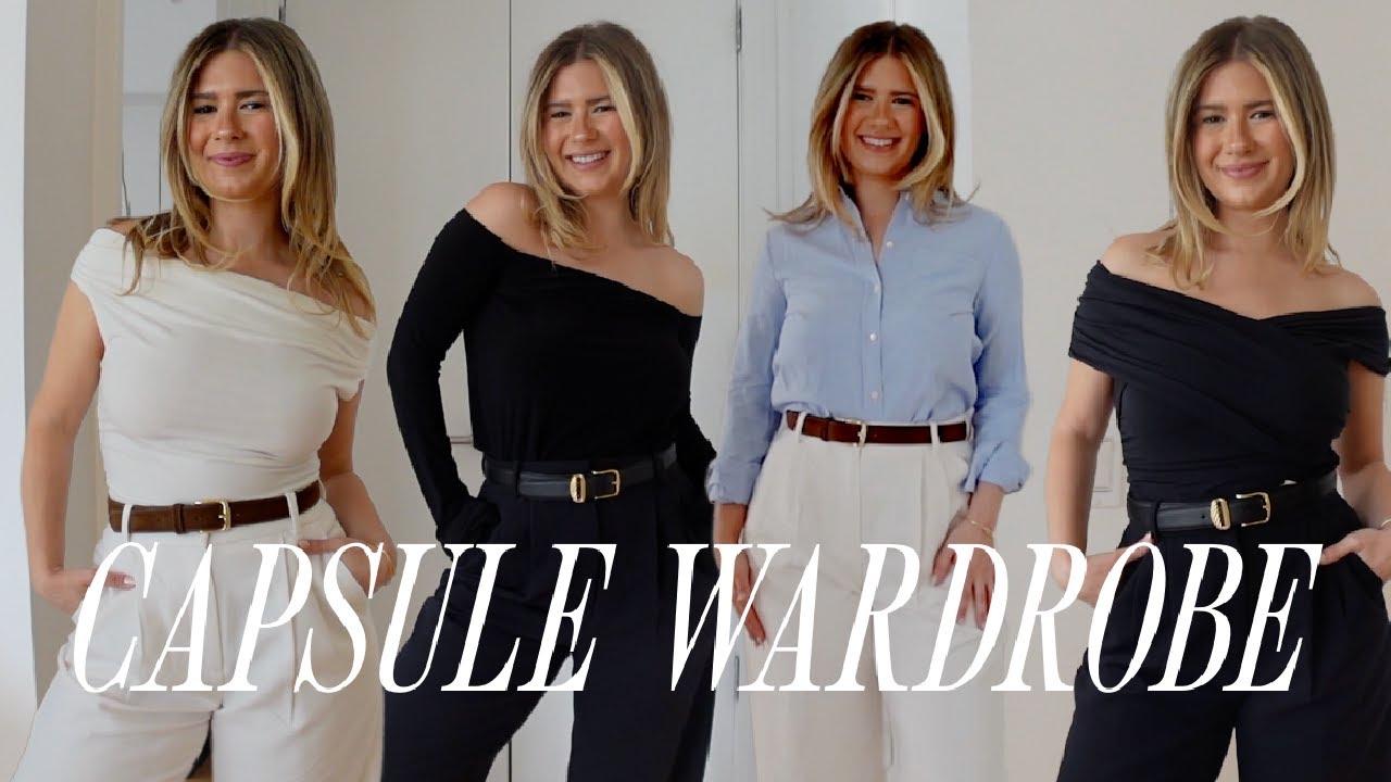 build a capsule wardrobe with me: closet essentials