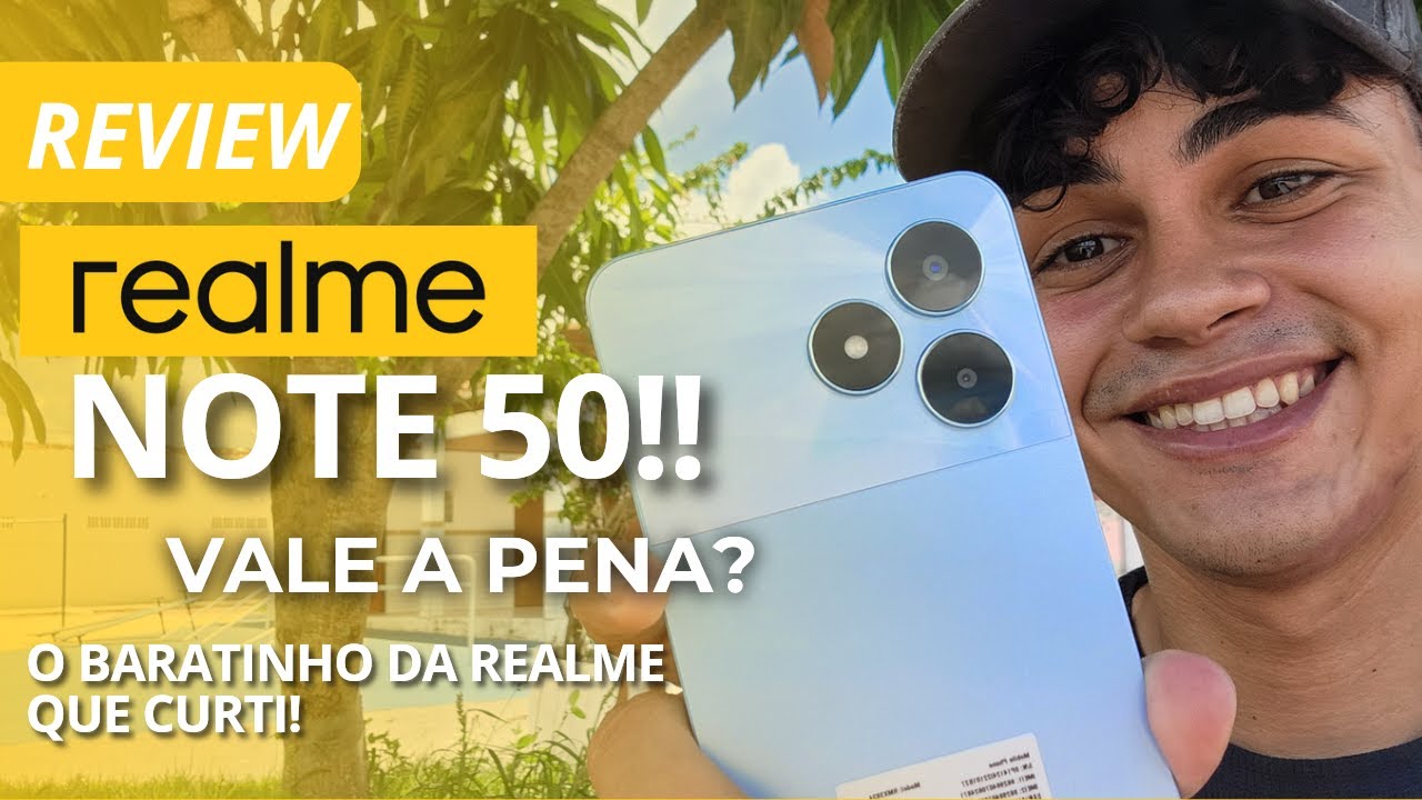 Review - REALME NOTE 50!! - O baratinho da Realme que curti! 🤯