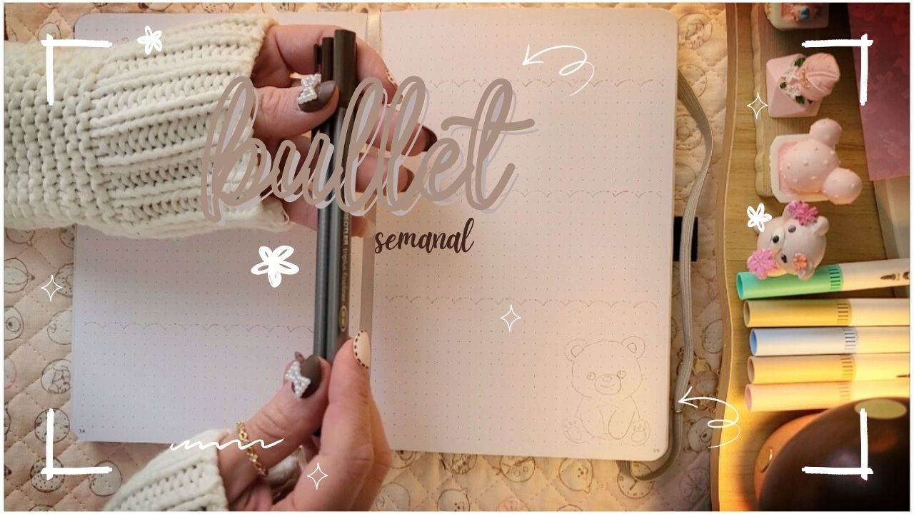 Bullet Journal Semanal✏️📖terceira semana♡´･ᴗ･`♡