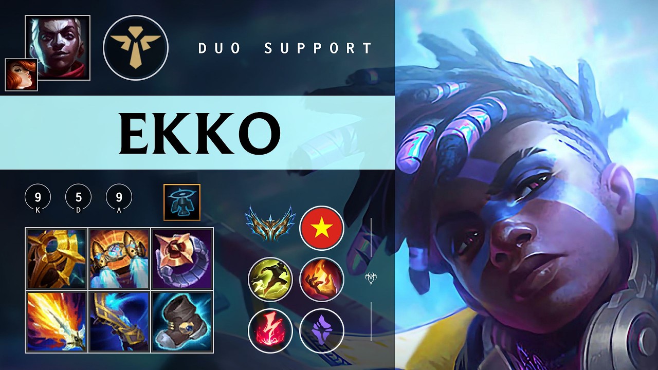 Ekko Support vs Lulu - VN Challenger Patch 26.02