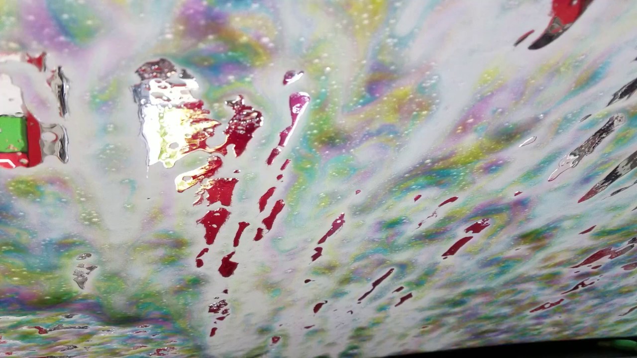 Deluxe rainbow car wash - kids love to watch!