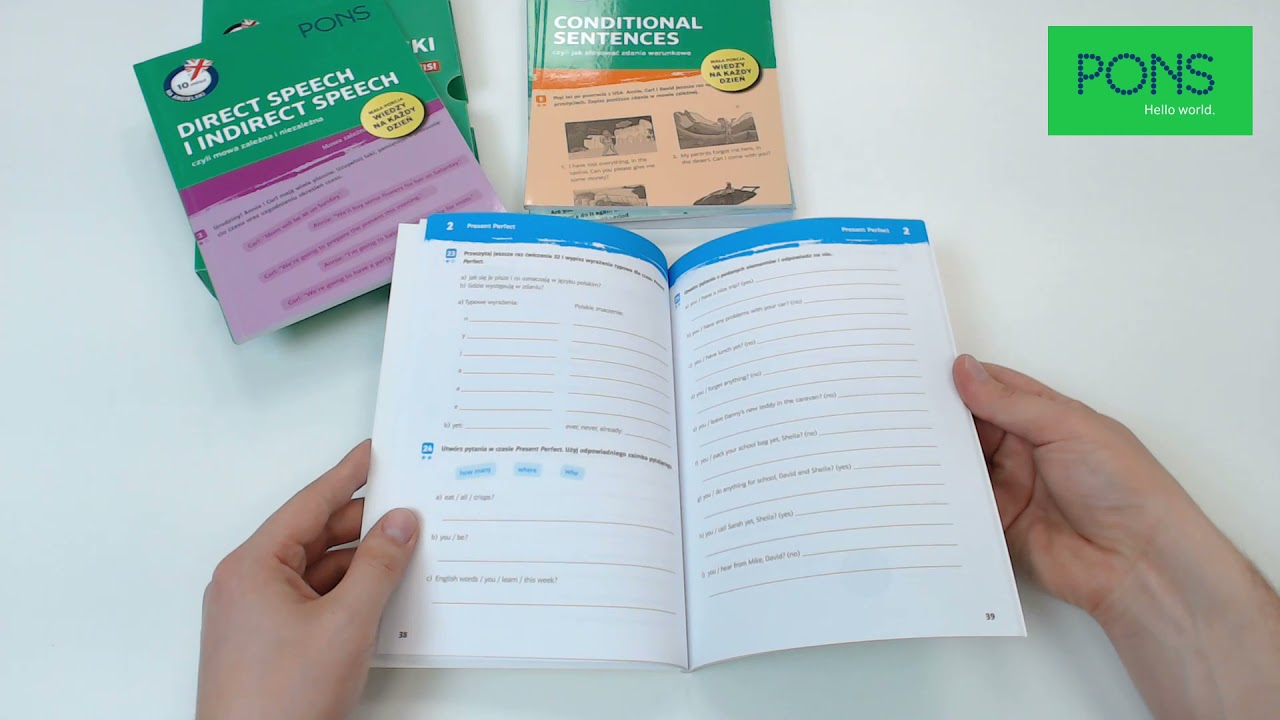 PONS: 10 minut na angielski. Pakiet 4 książek + 222 testy GRATIS