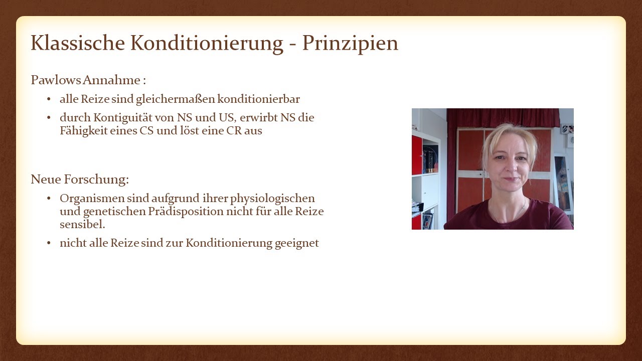 Lernpsychologie – Klassische Konditionierung 3– Psychologie Fernstudium IUBH