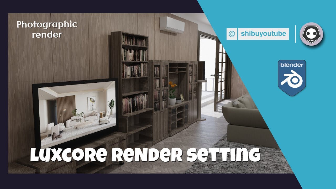 Настройка рендера Blender luxcore для фотографического PBR-рендера