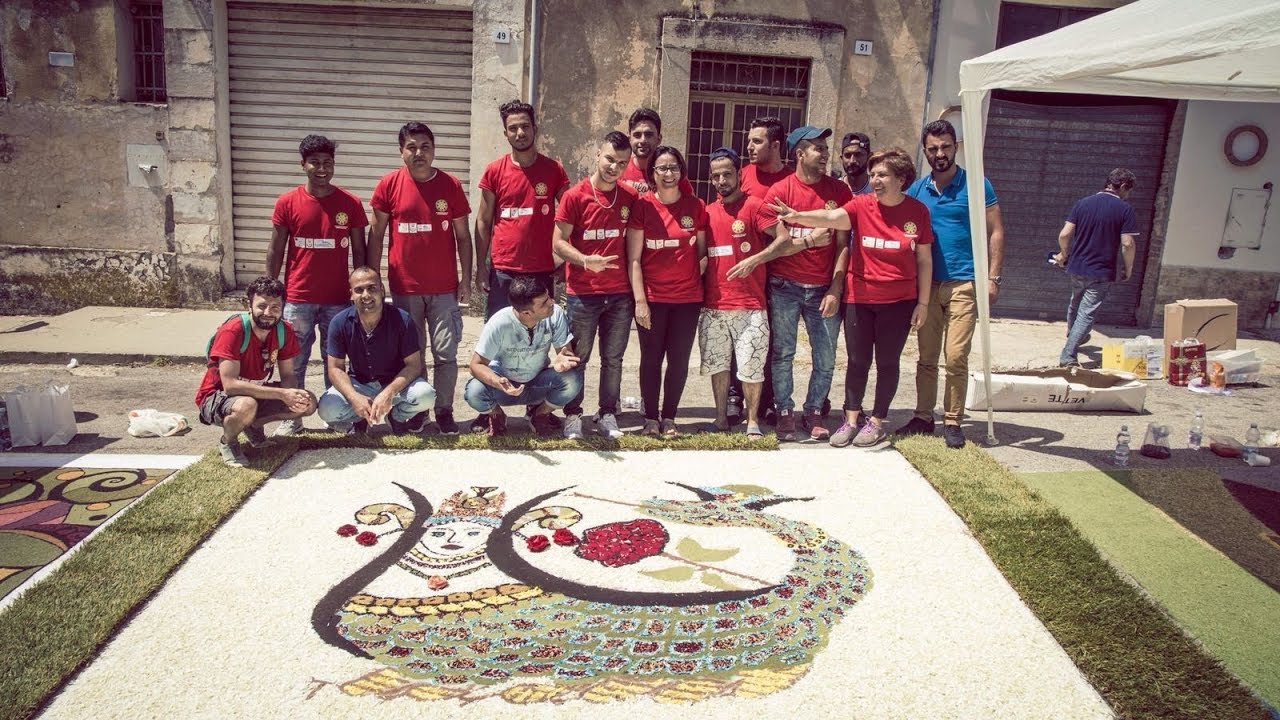 Di Fiori e.... di Genti, Infiorata SPRAR a Poggio Moiano
