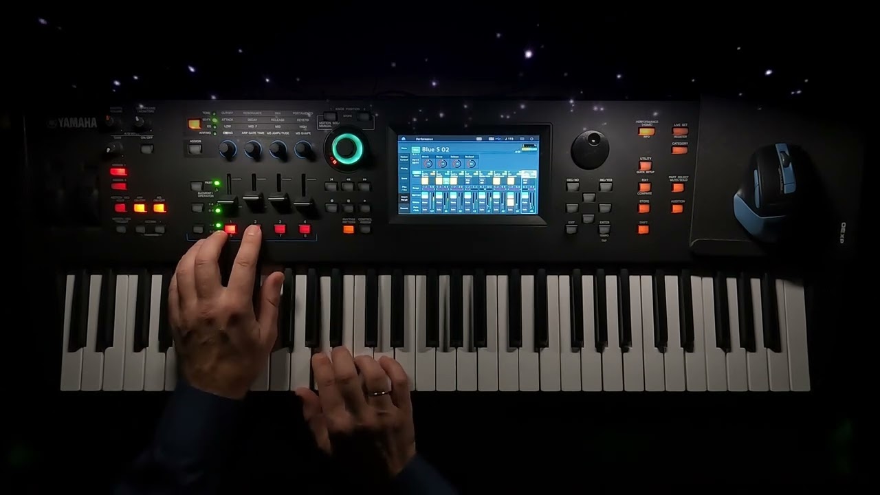 C.C. Catch - Strangers by Night (instrumental cover) - Yamaha MODX live performance.