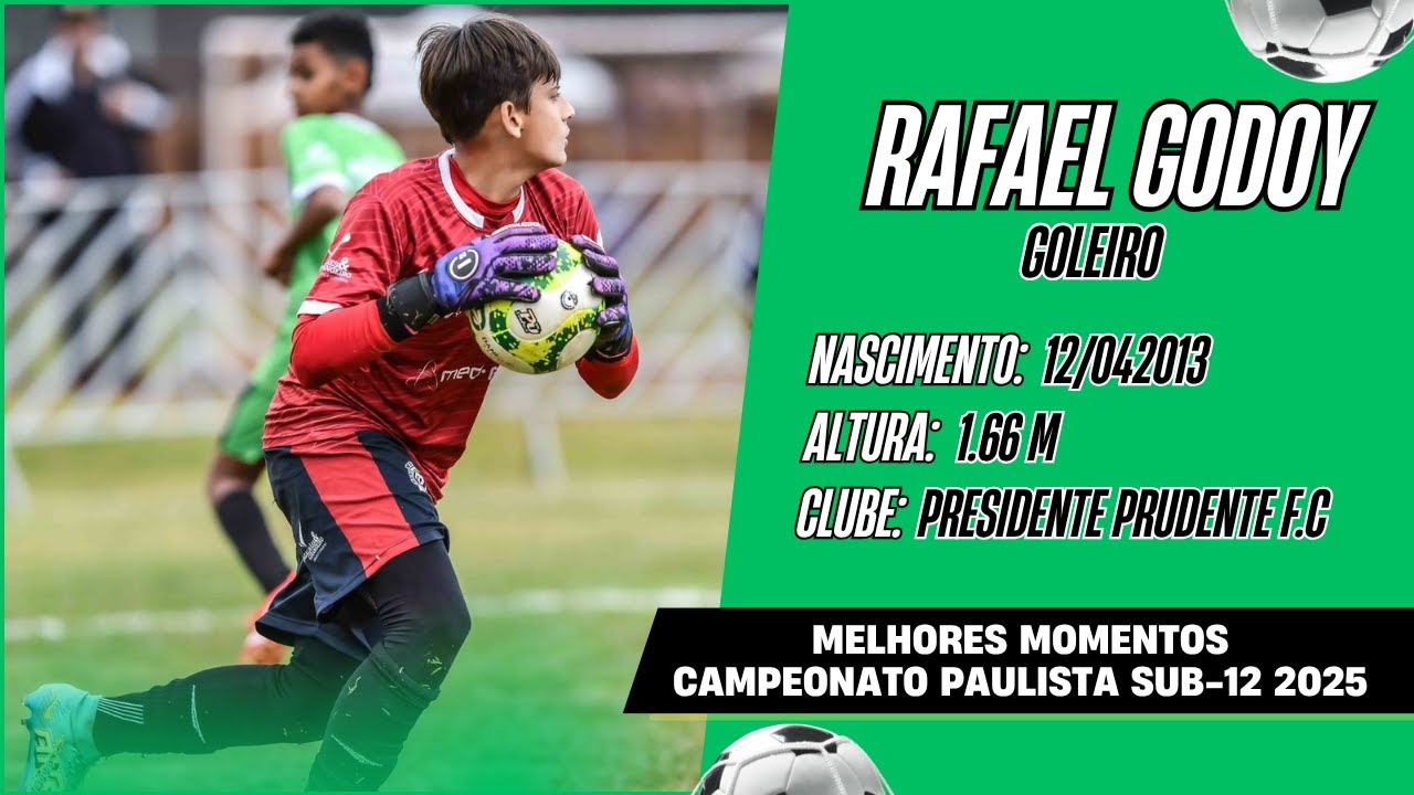 Rafael Godoy | Goleiro Sub-12 | Melhores Momentos &ndash; Campeonato Paulista 2025